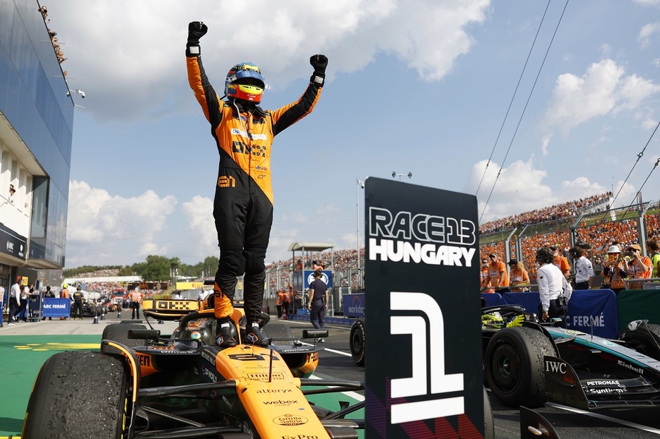 2024年F1第13戦ハンガリーGP　オスカー・ピアストリ（マクラーレン）が優勝