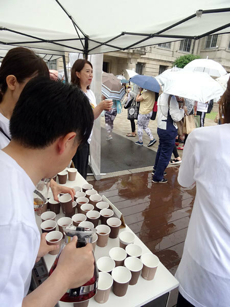 築地本願寺でのサンプリング