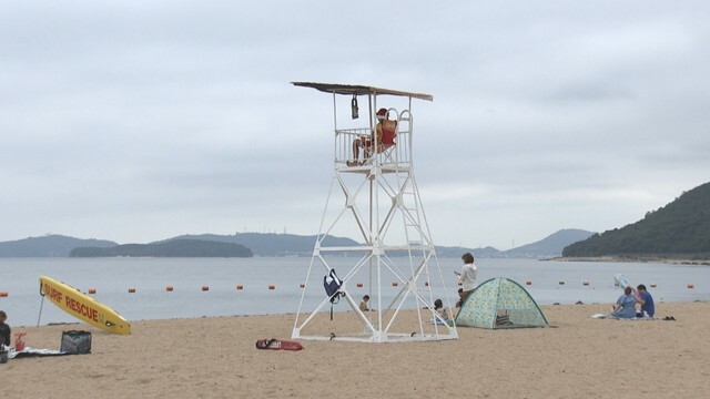 渋川海水浴場　玉野市渋川