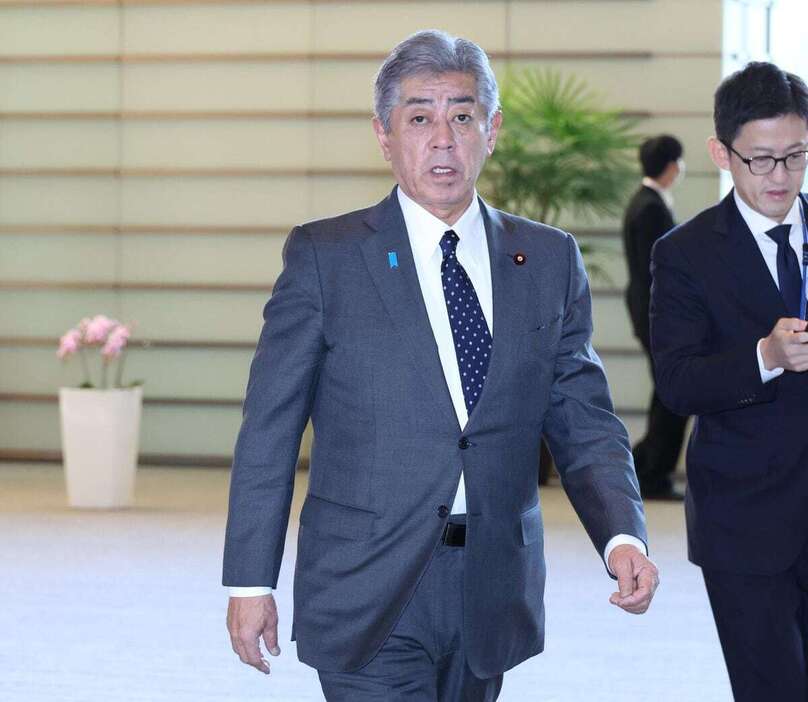 岩屋毅外相＝首相官邸（春名中撮影）