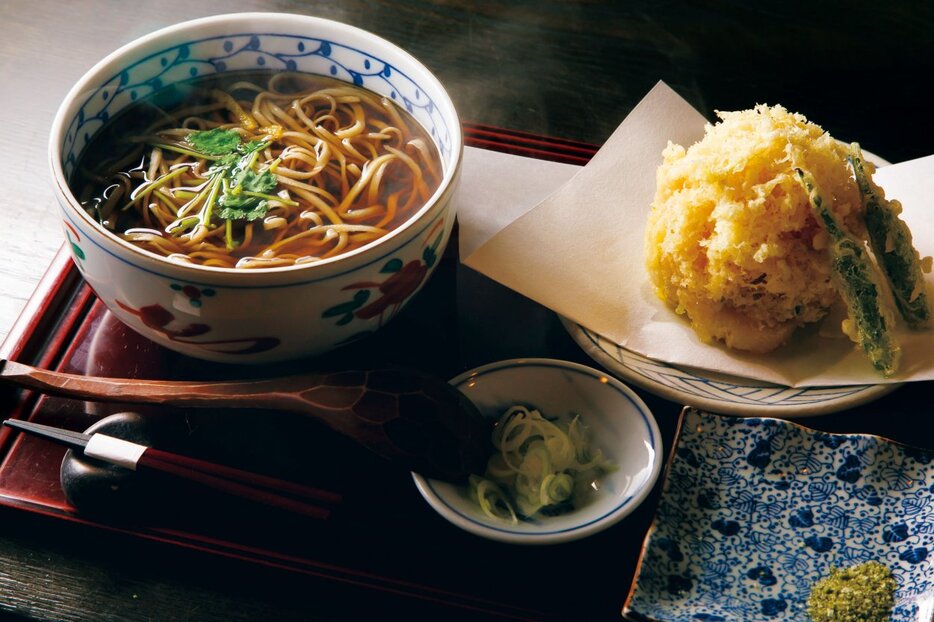 『蕎肆 浅野屋』かき揚げそば