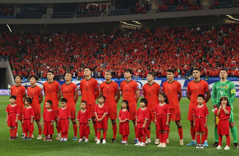 現在、北中米Ｗ杯アジア最終予選を戦っている中国代表（ロイター）