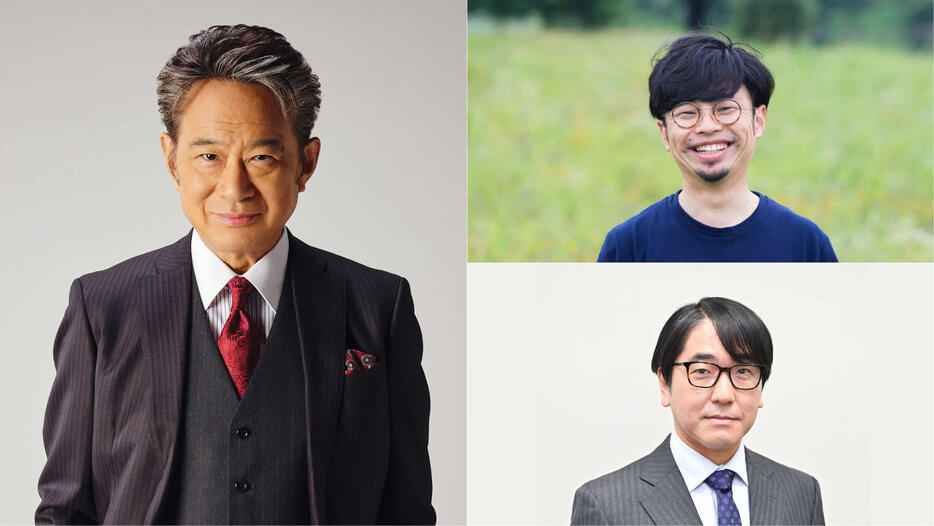 フジテレビ系「問題物件」に出演する左から時計回りに船越英一郎、浜野謙太、本多力