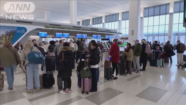 "アメリカン航空がシステムトラブルで一時全国の航空機の離陸を停止　遅れや欠航相次ぐ"