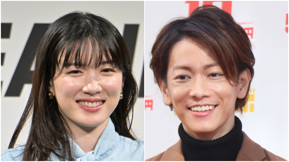 左から永野芽郁さん、佐藤健さん