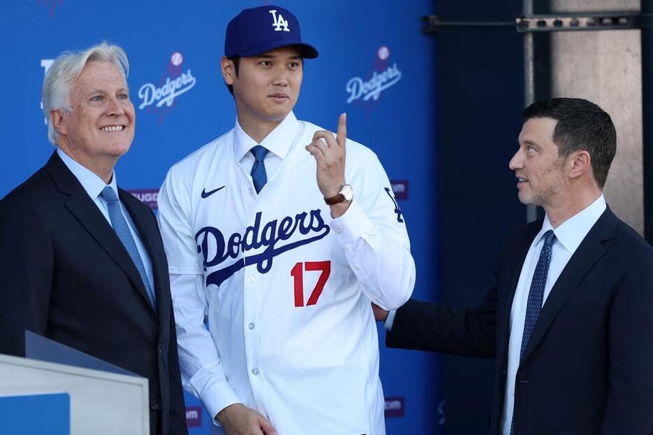 ドジャースと巨額契約を結び、世界を驚かせた大谷。(C)Getty Images