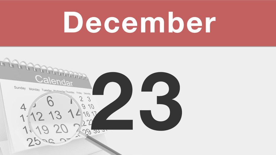 今日は何の日 : 12月23日