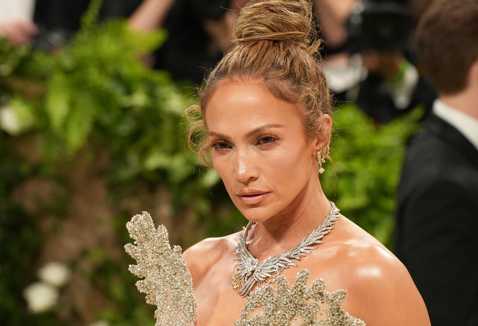 メットガラ2024でのジェニファー・ロペス - Sean Zanni / Patrick McMullan via Getty Images