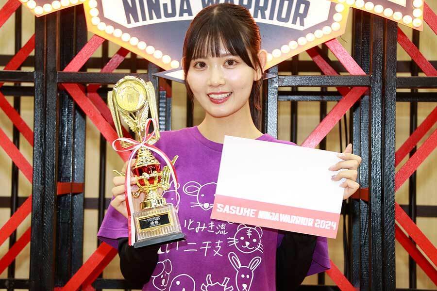 「SASUKE アイドル予選会」で総合優勝したSKE48・伊藤実希【写真：ENCOUNT編集部】