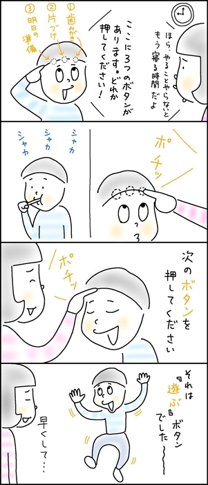 息子の遊び心に……