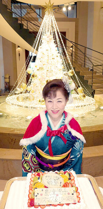 「島津悦子　２０２４クリスマス＆ディナーショー」を開催した島津悦子