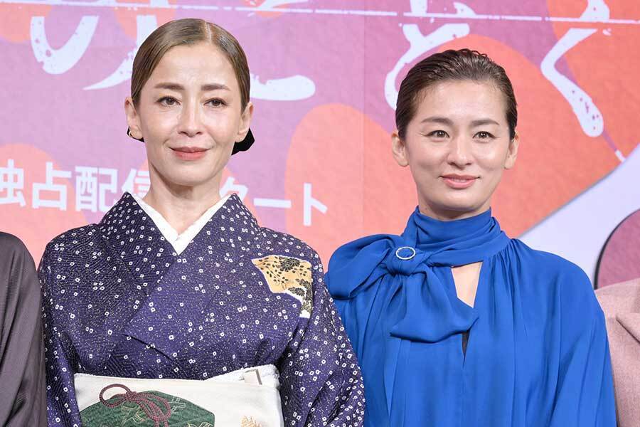 イベントに出席した宮沢りえ（左）と尾野真千子【写真：ENCOUNT編集部】