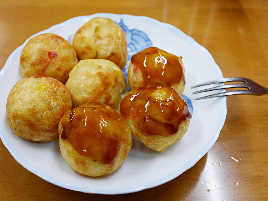 素焼きのたこ焼き