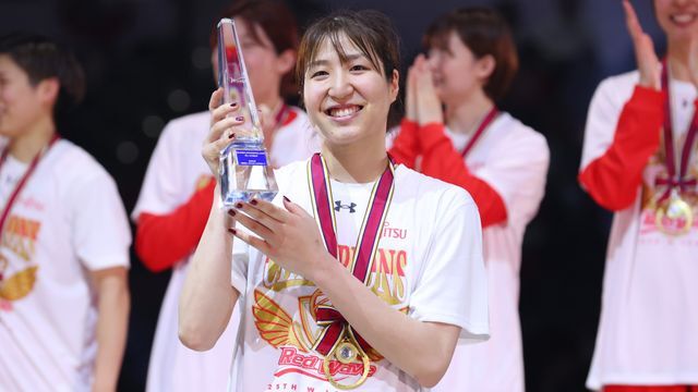 MVPに輝いた宮澤夕貴選手（写真:YUTAKA/アフロスポーツ）