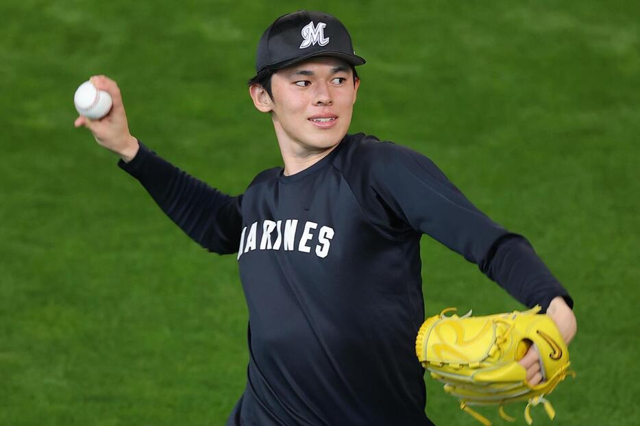 ついにMLB球団との交渉を本格化させる佐々木。(C)産経新聞社