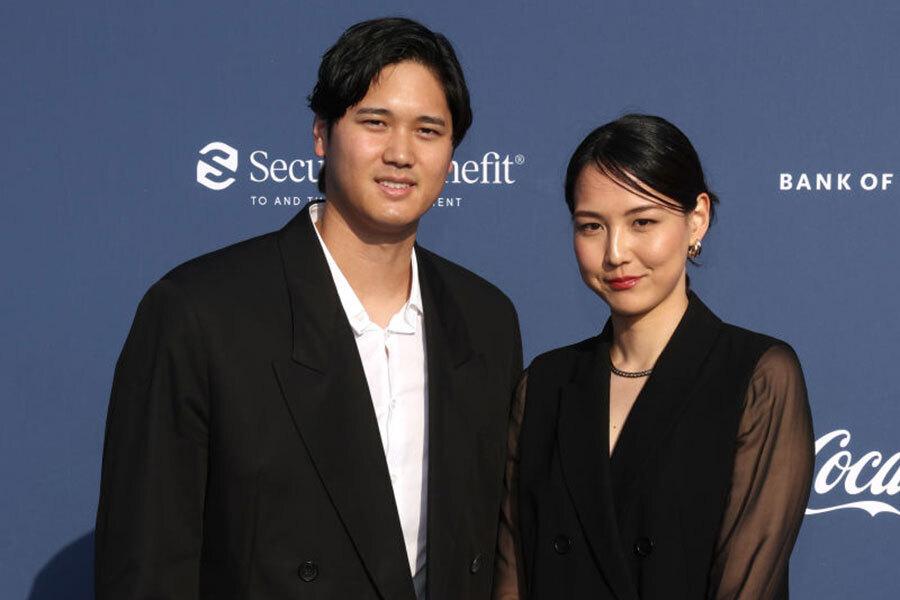 ドジャース・大谷翔平（左）と真美子夫人【写真：Getty Images】