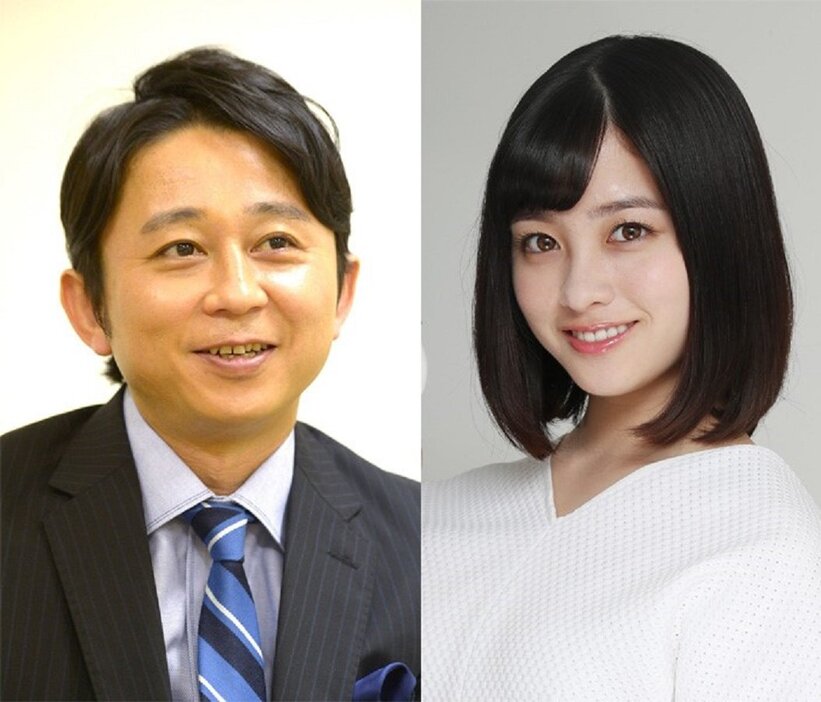 「第75回紅白歌合戦」の司会を務める有吉弘行（左）と橋本環奈