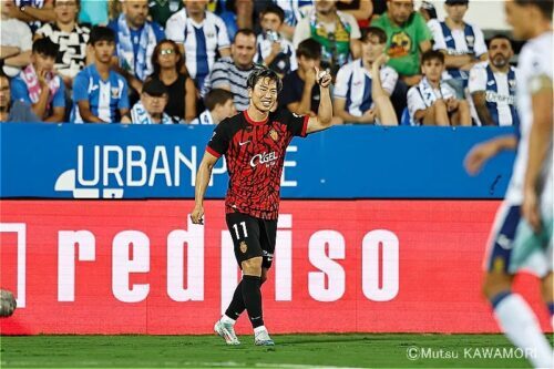 今夏加入したマジョルカで、浅野は開幕直後から定位置を掴んでいた [写真]＝ムツ カワモリ