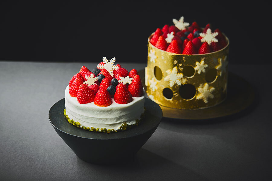 「Blissful Christmas Cake」（直径9cm／1万5000円、直径12cm／2万5000円）