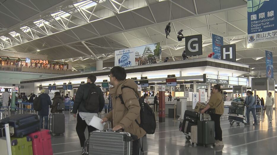 中部国際空港 2024年12月26日午前11時過ぎ