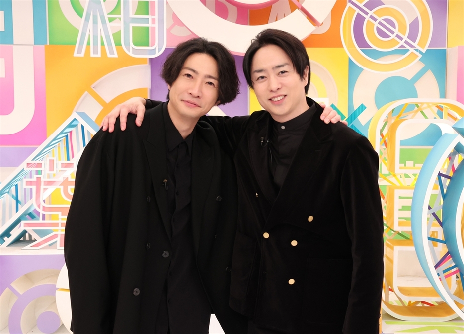 相葉雅紀、櫻井翔　（C）フジテレビ