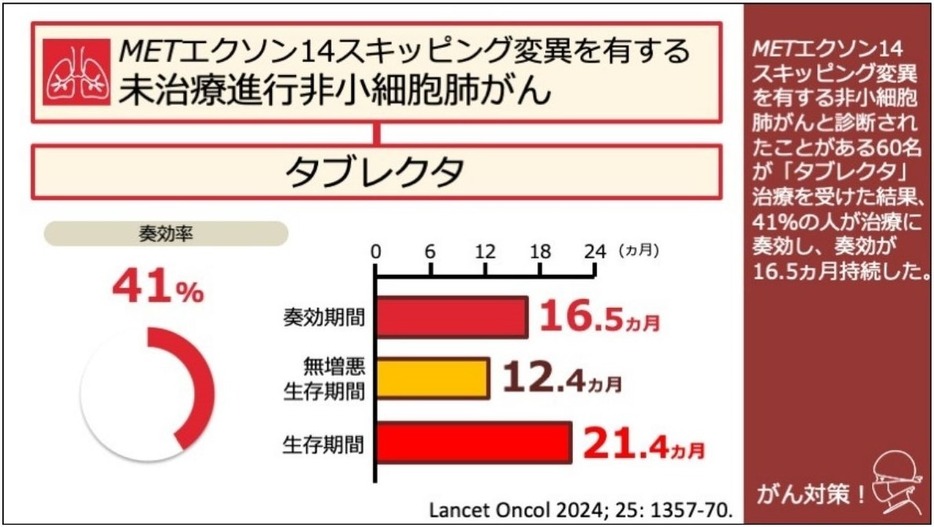 「肺がん治療」に新たな可能性 カプマチニブが生存期間の延長効果示すとドイツ研究グループ