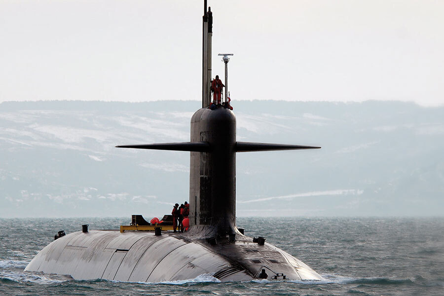 ル・トリオンファン級弾道ミサイル原子力潜水艦（画像：フランス海軍）。