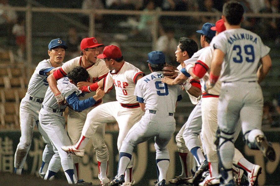 1988年9月9日、中日対広島戦で乱闘が起きた【写真提供：産経新聞社】