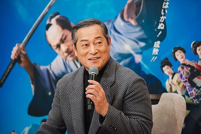 約20年ぶりに博多座で徳川吉宗を演じる松平健さん