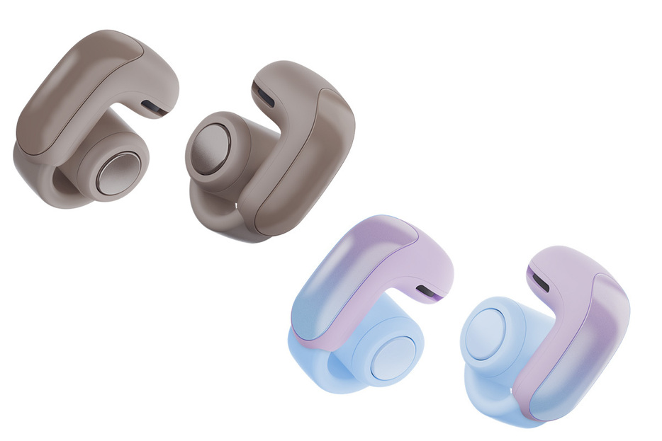 「Bose Ultra Open Earbuds」サンドストーン（写真左）、チルドライラック（写真右）