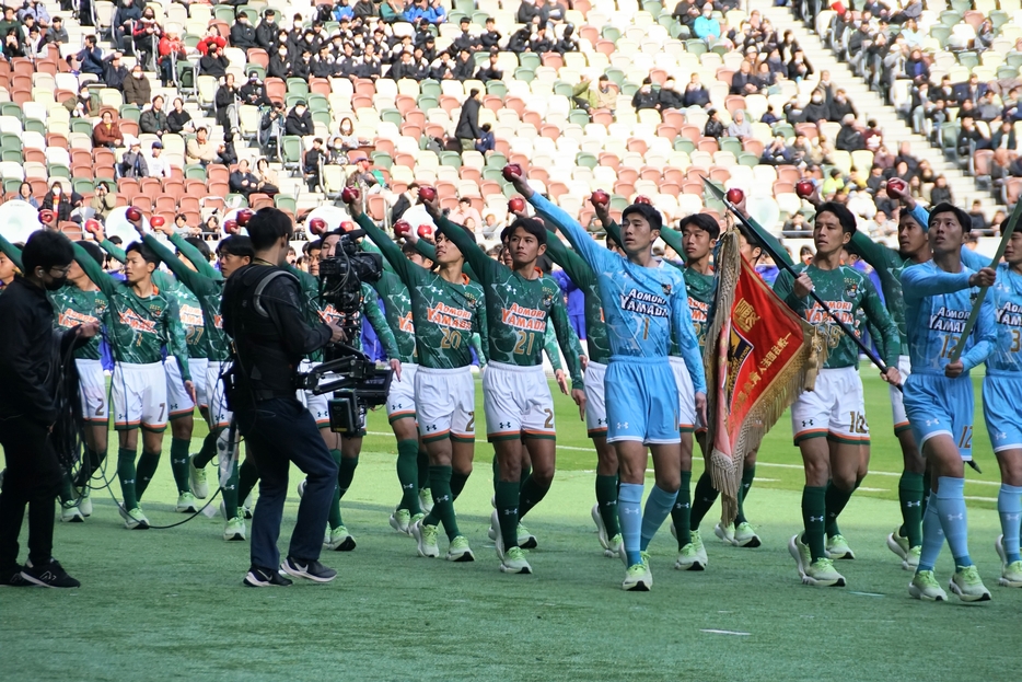 青森山田イレブン(写真＝矢島公彦)