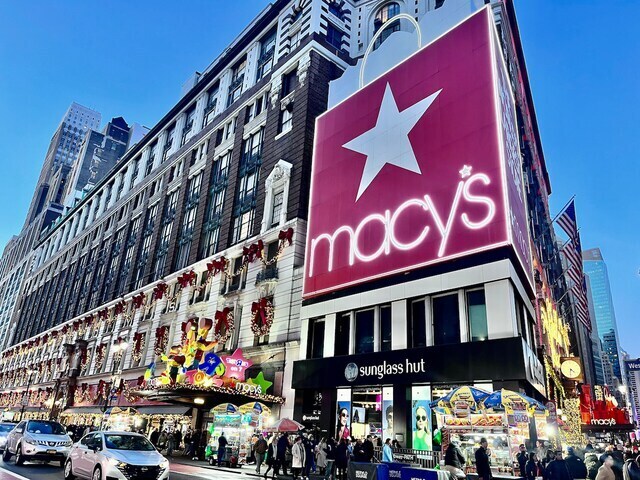 「メイシーズ（Macy's）」はアメリカを代表する百貨店の1つ（写真は筆者撮影、以下同）