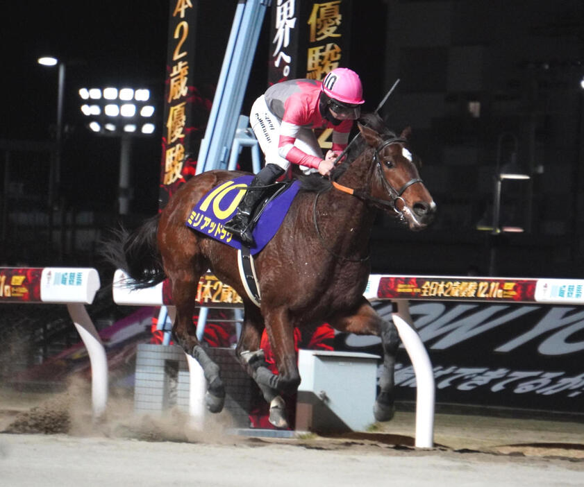 全日本2歳優駿を制したミリアッドラヴ