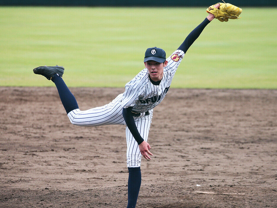 大船渡高校時代の佐々木朗希　photo by Sankei Visual