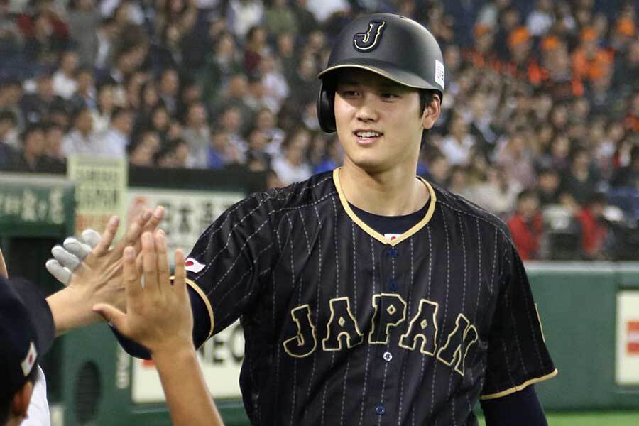 2016年、オランダとの強化試合に出場した大谷翔平【写真：Getty Images】