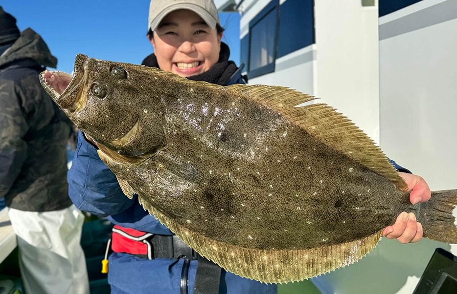 この日最大サイズとなった2.8kgのヒラメ！