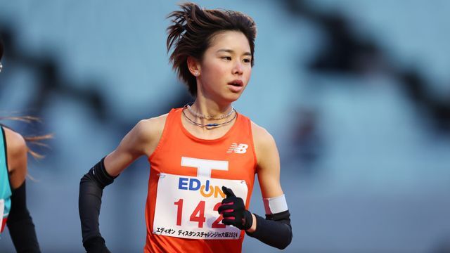 拓殖大学4年生の不破聖衣来選手(写真：森田直樹/アフロスポーツ)