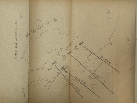 敵戦艦が真珠湾に在泊している場合の雷撃隊の針路図