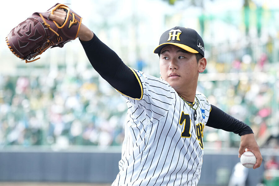 阪神・門別啓人【写真：小林靖】