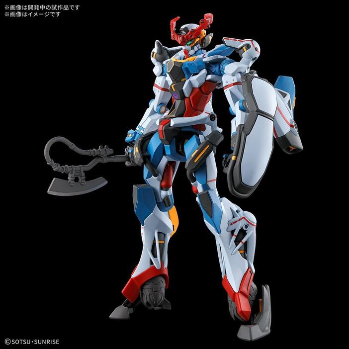 「機動戦士Gundam GQuuuuuuX」のGQuuuuuuXのガンプラ「HG 1／144 GQuuuuuuX」（c）創通・サンライズ