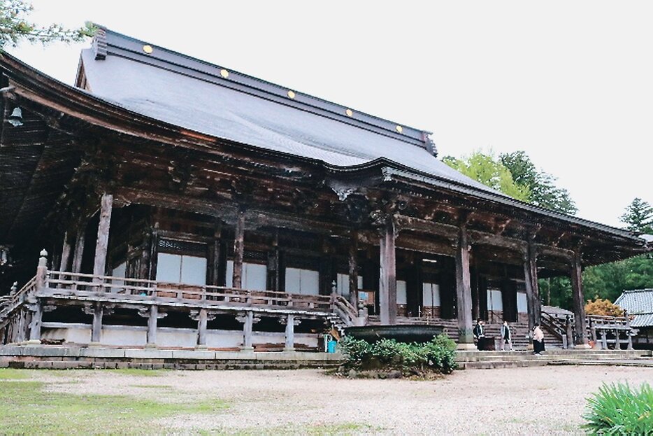 県西部ロングトレイル構想のルートの候補となっている井波別院瑞泉寺