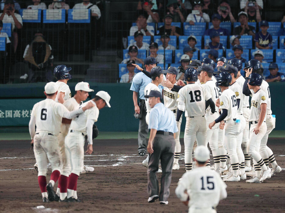 今夏の甲子園では大社が延長１１回で早実を下し、９３年ぶりのベスト８に進出した