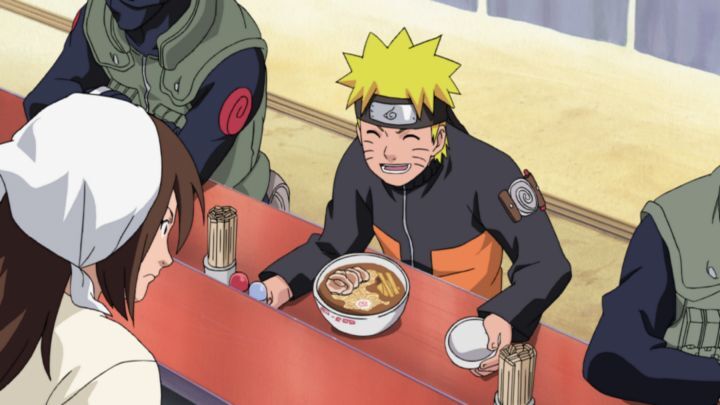 「NARUTO」の主人公が好物のラーメンを食べるシーン ©岸本斉史 スコット／集英社・テレビ東京・ぴえろ