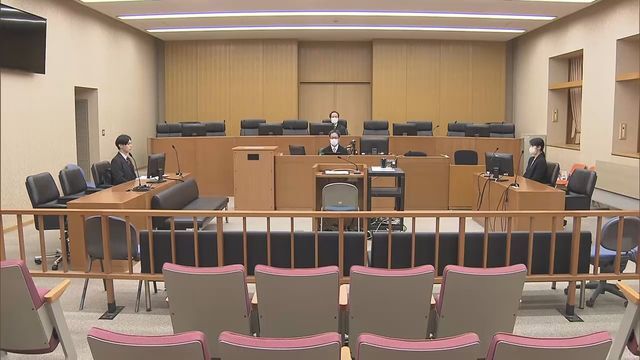 さいたま地裁で行われた裁判の法廷内 2024年12月12日