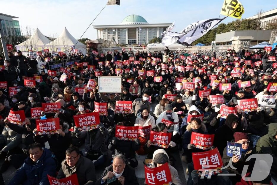 7日、ソウル汝矣島の国会議事堂前(c)news1