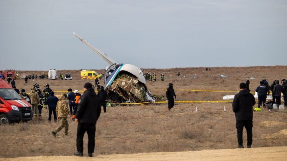 乗客・乗員６７人を乗せたアゼルバイジャン航空の旅客機がカザフスタンに墜落した