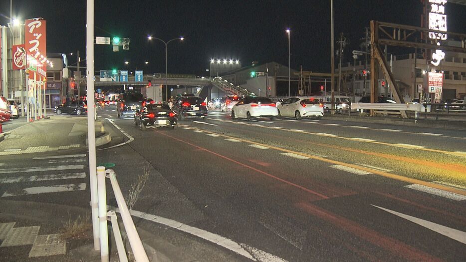 事故があった現場 名古屋市南区