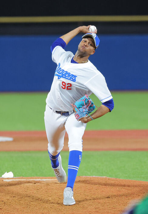 中日から自由契約となったライデル・マルティネス投手