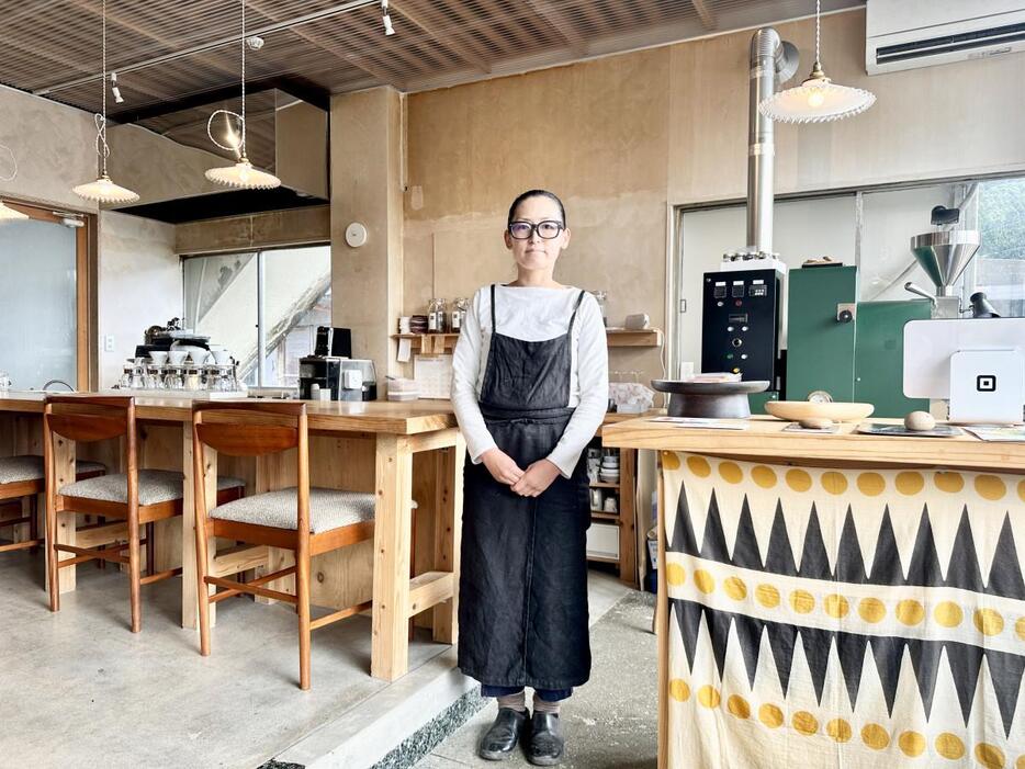 「cafe space barva」店主の矢野彩子さん