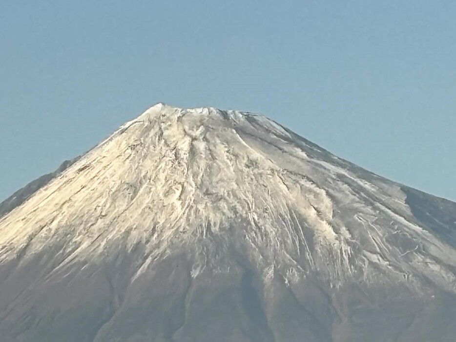 道の駅「富士」から見た富士山